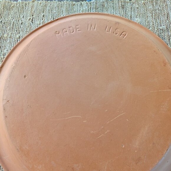 12" Terracotta Pie Plate - Made in the USA - Picture 4 of 6